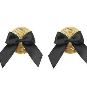 Nippies Bristols Six Fashion Gold Marilyn Nipple Covers NIB